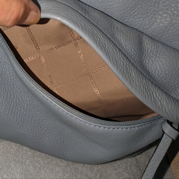 Michael Kors Slater pebbled leather backpack. main image 5